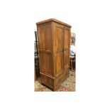 Soho Solid Wood Double Wardrobe With 2 Drawers. This Wardrobe Will Look Stunning In Your Bedroom