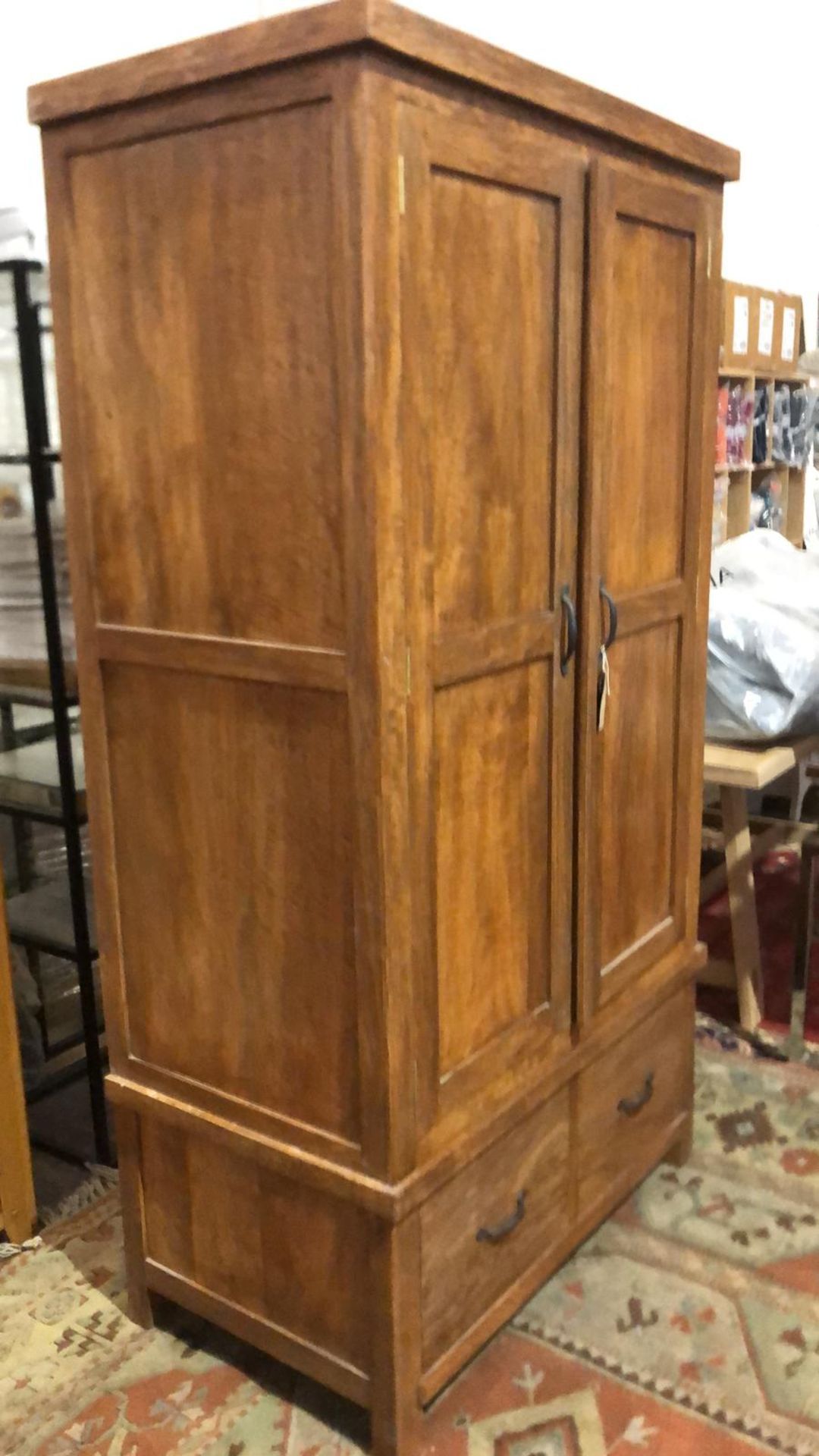 Soho Solid Wood Double Wardrobe This Wardrobe Will Look Stunning In Your Bedroom Especially When - Bild 2 aus 2