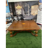 Roland Cocktail Table Substantial In Size Yet Delicate In Appearance This Stunning Burr Wood Table