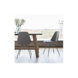 Finchley Chair Grey A Uniquely Contemporary Styled Chairs With Padded Sell Style Seats And Stylish