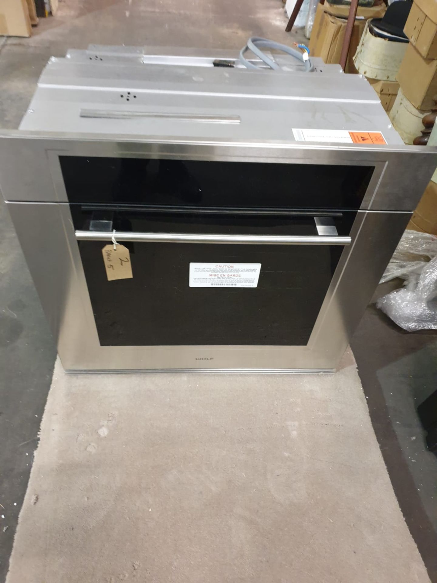 WOLF ICBCSO30TM/S/TH M Series Transitional Convection Steam Oven Height 454 (mm) Width 759 (mm) - Bild 2 aus 4