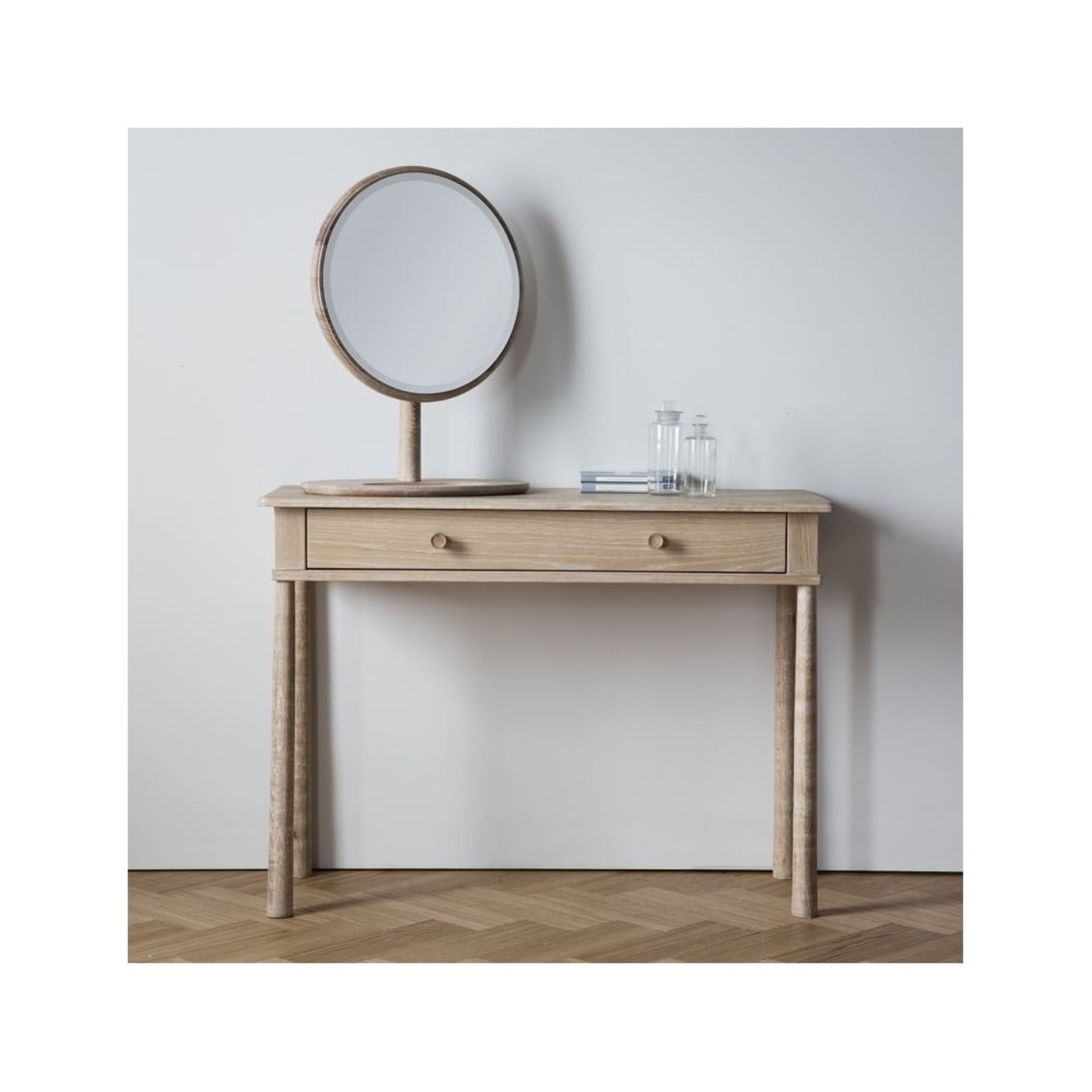 Wycombe Dressing Table With Drawer Made From A Combination Of The Finest Solid Oak And Veneers