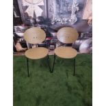 A Set Of 2 X Sidcup Dining Chair Grey The Sidcup Natural Dining Chair Offers A Modern Design The