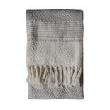 Chevron Throw Natural Simply Green 100% Recycled Throws And Cushions Are Hand Woven Using Recycled