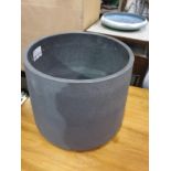 Contemporary Fibre clay Pot Durable & tough. Look great in or outside any home  31 X 30cm (SR197) Ex
