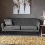 Volda Sofa Space Grey The Volda sofa is a stylish retro inspired sofa new to this season. The