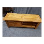 Oak Media Unit Wentworth Low Media Unit Wentworth Is Hand Crafted In Beautiful Oak Wood And Hand