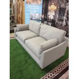 Kibre Canary Wharf Megan Steel Ultra Modern Sofa Great For An Apartment Or Open Plan Living,