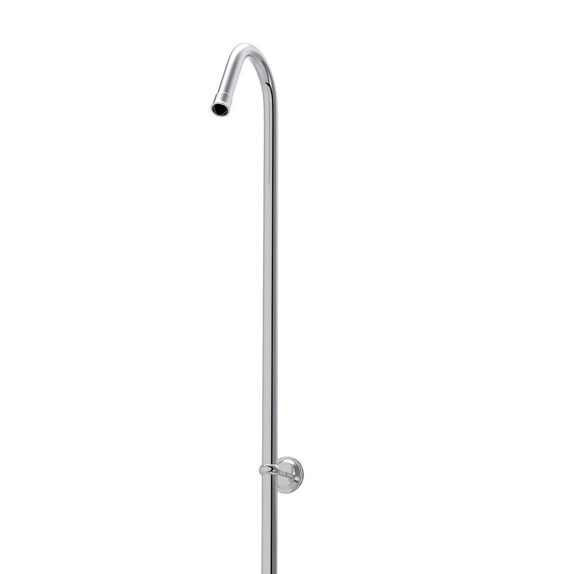 C P Hart ORIGINAL ARC AND WATERLOO SWAN NECK RISER KIT 1600MM AND WALL STAY FOR BATH SHOWER MIXER