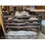 A Pair Of Iron Grates With Heat Resistant Logs W 550mm D 300mm H 320mm SR78 Ex Display Showroom