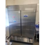 Ice-A-Cool MBL8960 Double Door Fridge Upright Stainless Steel 1300ltr Capacity Temperature Range
