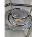 6 x Stainless Steel Serving Platters