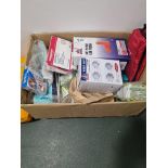 A Box Of First Aid And PPE Equipment