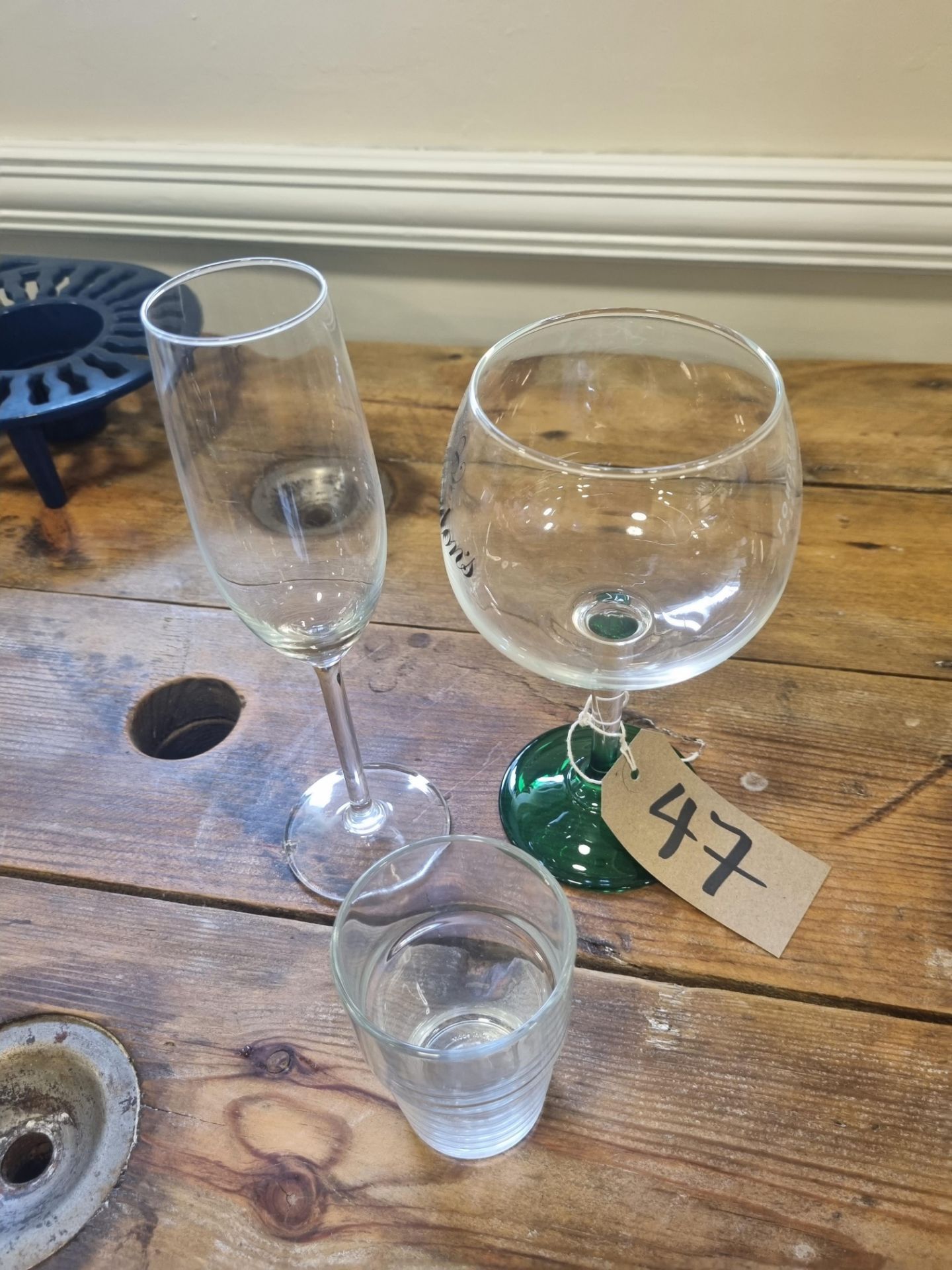 A Quantity Of Various Glassware as Found