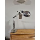 Ikea Table Lamp 'Forsa' Work Lamp With Adjustable Arm And Head - Height 50 Cm - Made Of Nickel-