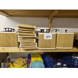 16 x Bamboo Style Room Organisers