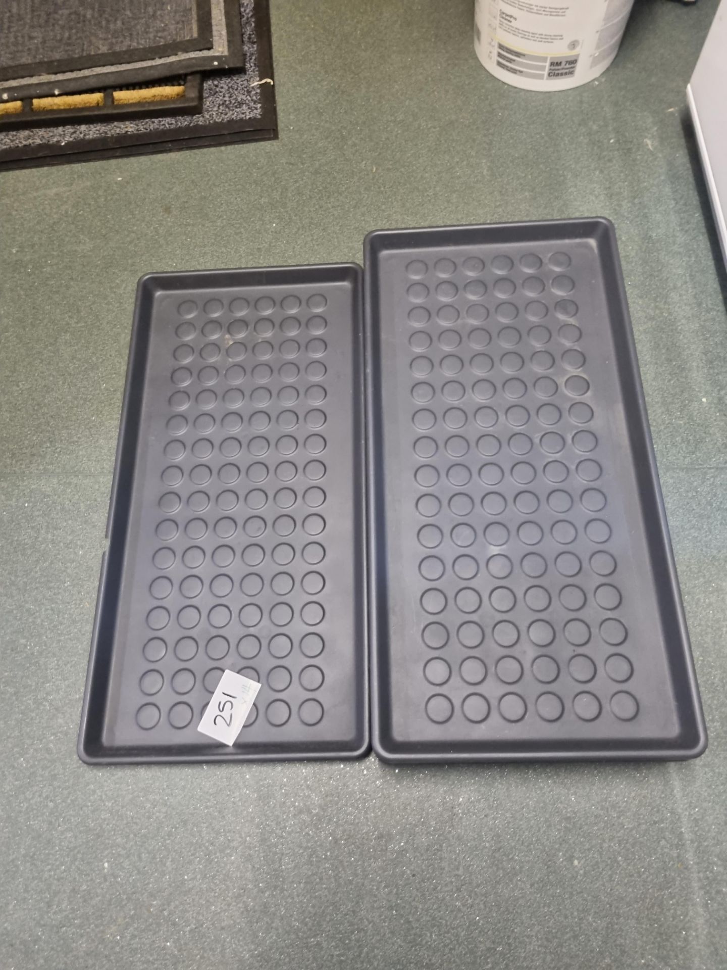 13 x Rubber Boot/Shoe Trays