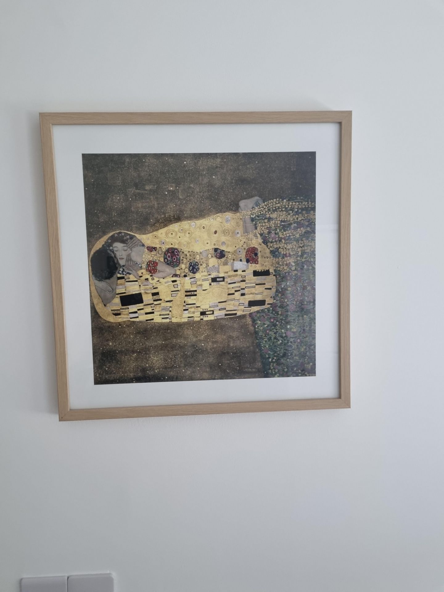 2 X Ikea 'Ribba' Abstract Wall Art In Wooden Frame 520 X 520mm - Bild 2 aus 2