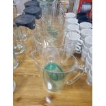 9 x Plastic Water Jugs In Various Sizes