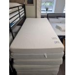 2 x Single Memory Foam Mattress W 900mm L 1900mm