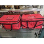 2 x Insulated Food Bags W 600mm D 400mm H 350mm