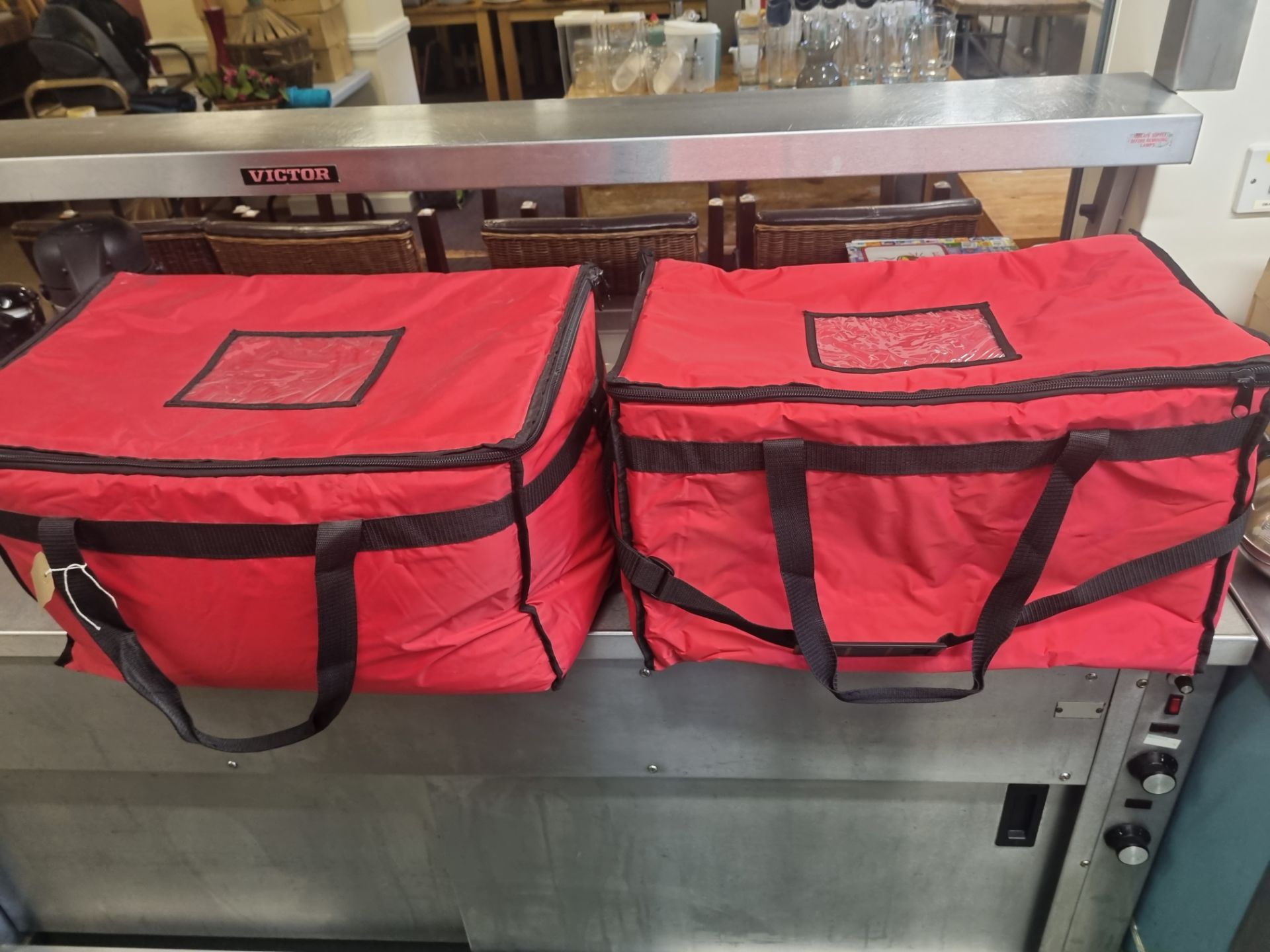 2 x Insulated Food Bags W 600mm D 400mm H 350mm