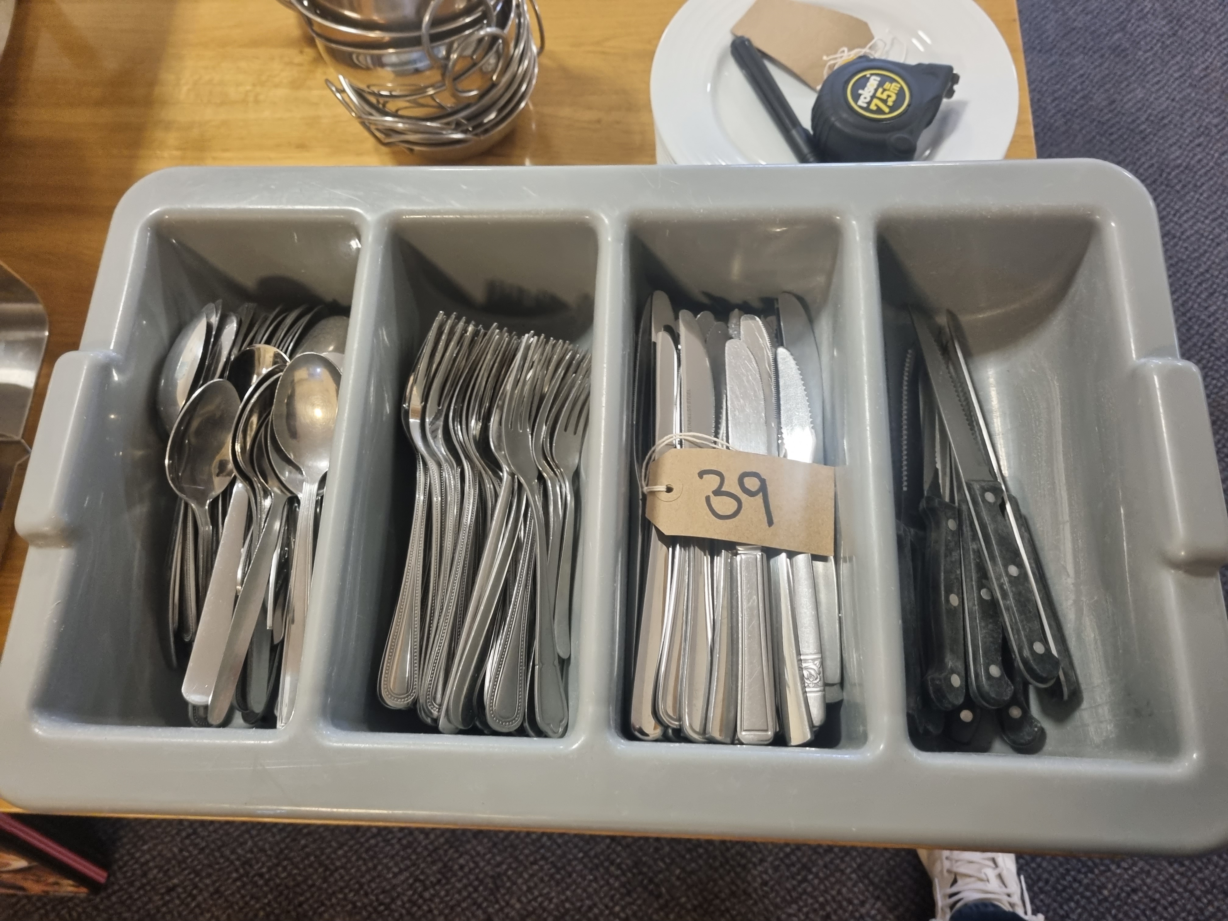 A Large Quantity Of Cutlery Comprising Of Knives Forks Spoons and Steak Knives - Complete With 4 - Image 2 of 2