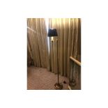 Library Floor Lamp Finished In English Bronze Swing Arm Function With Shade 156cm (Room 226)