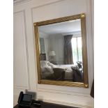 Empire Style Gold Painted Framed Accent Mirror 107 x 84cm (Room 203)