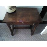 A Mahogany Two Drawer Side Table 69 x 55 x 70cm (Room 104)