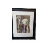 Giclee On Canvas Charles Rowbotham Framed 50 x 35cm ( Room 121)