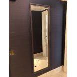 Framed Full Height Dress Mirror Wall Mounted (Room 215)