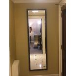 Framed Full Height Dress Mirror Wall Mounted (Room 222)