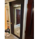 Wood Framed Full Length Dress Mirror (Room 131)