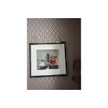 A set of 2 x Still Life Lithograph Print 55 x 60cm (Room 127)