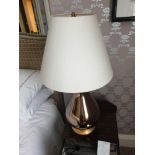 A Pair Of Heathfield And Co Louisa Glazed Ceramic Table Lamp With Textured Shade 77cm (Room 131)