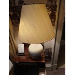 A Pair Of Heathfield And Co Louisa Glazed Ceramic Table Lamp With Textured Shade 77cm (Room 112)