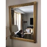 Empire Style Gold Painted Framed Accent Mirror 107 x 84cm (Room 205)