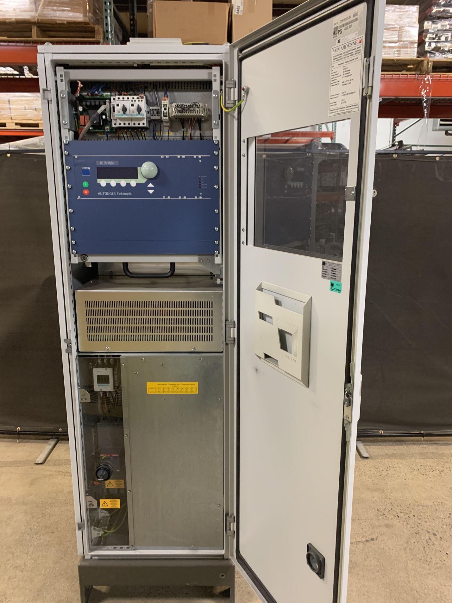 USED -TRUMPF HUTTINGER ELEKTRONIK GMBH TIG 30 DC PLUS 400V 48A 30KW POWER SUPPLY - Image 2 of 6