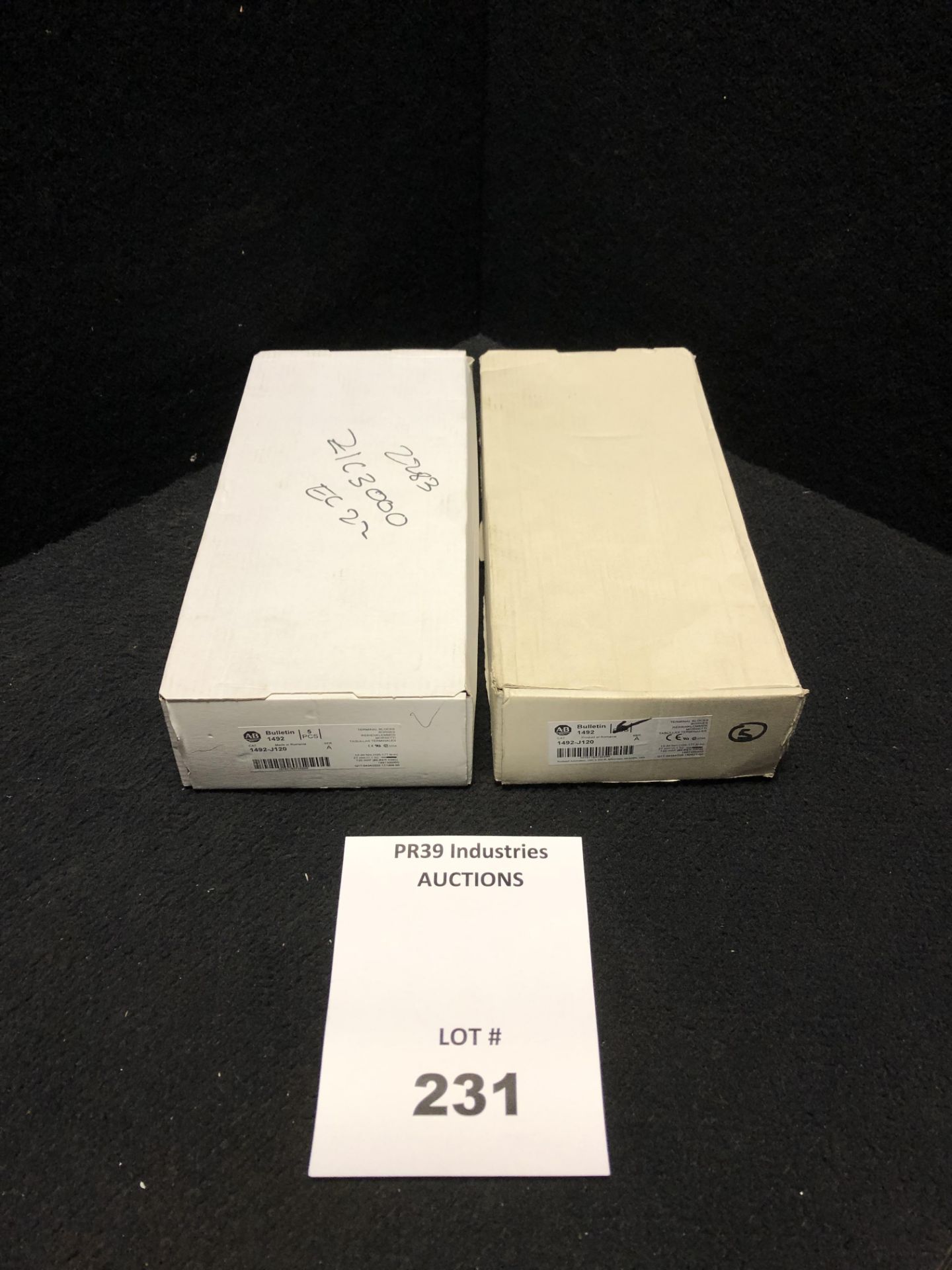 NEW IN BOX - LOT OF 2 - ALLEN BRADLEY 1492-J120 TERMINAL BLOCKS (5CT)
