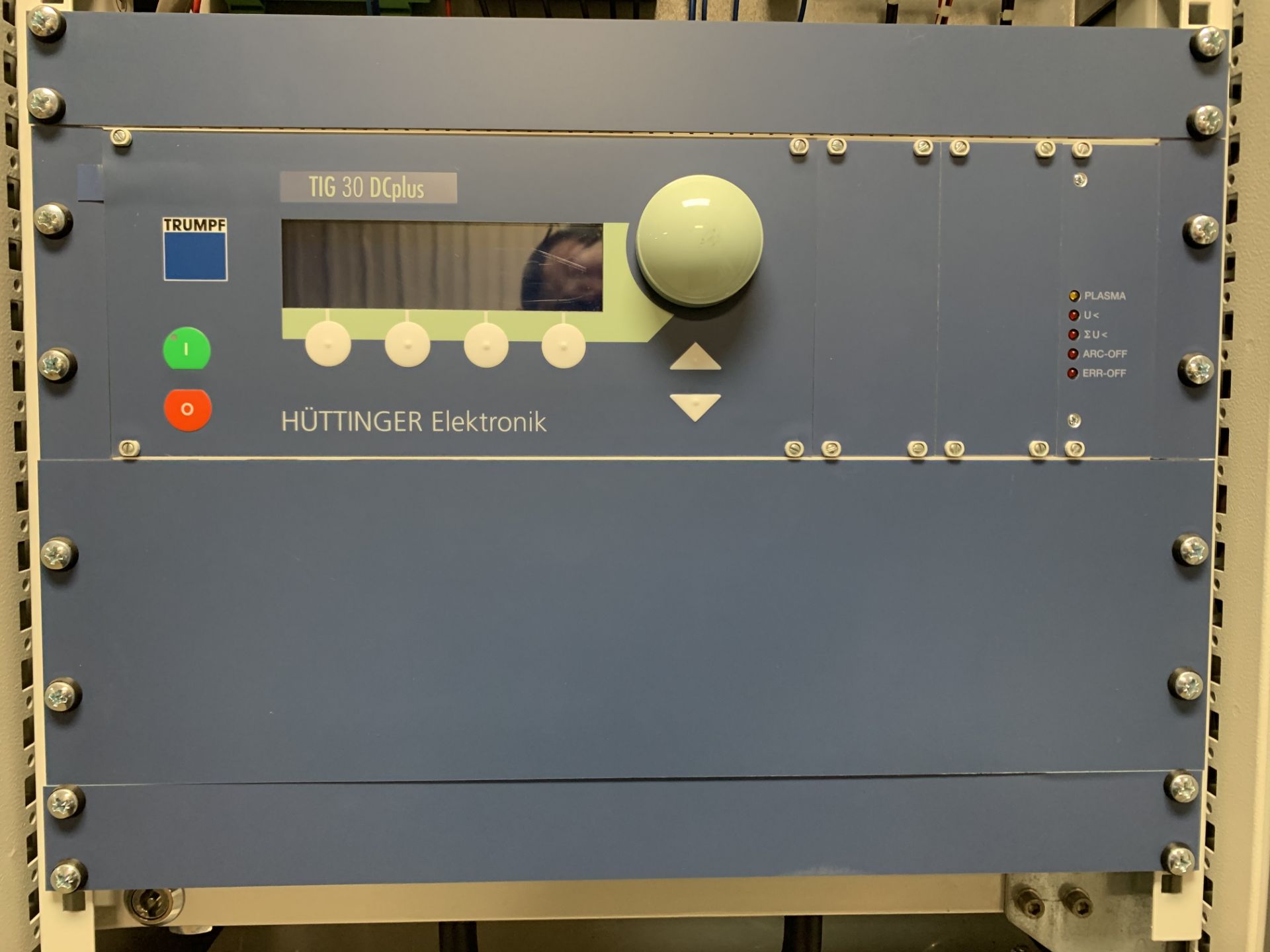 USED -TRUMPF HUTTINGER ELEKTRONIK GMBH TIG 30 DC PLUS 400V 48A 30KW POWER SUPPLY - Image 3 of 7