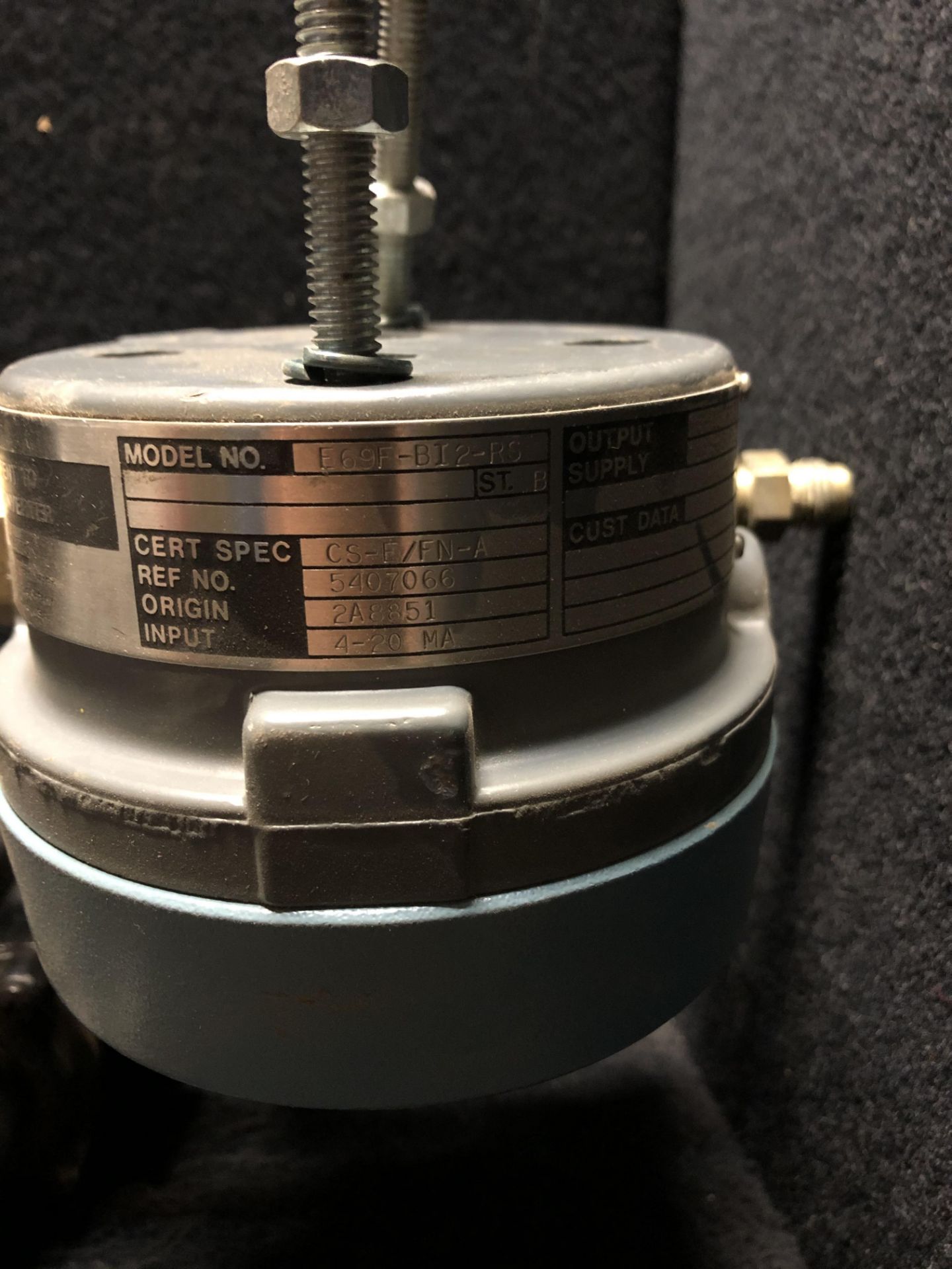ONICON F-1210 DUAL TURBINE INSERTION FLOW METER, ANALOG OUTPUT & FOXBORO E69F-BI2-RS CURRENT-TO-AIR - Image 3 of 6