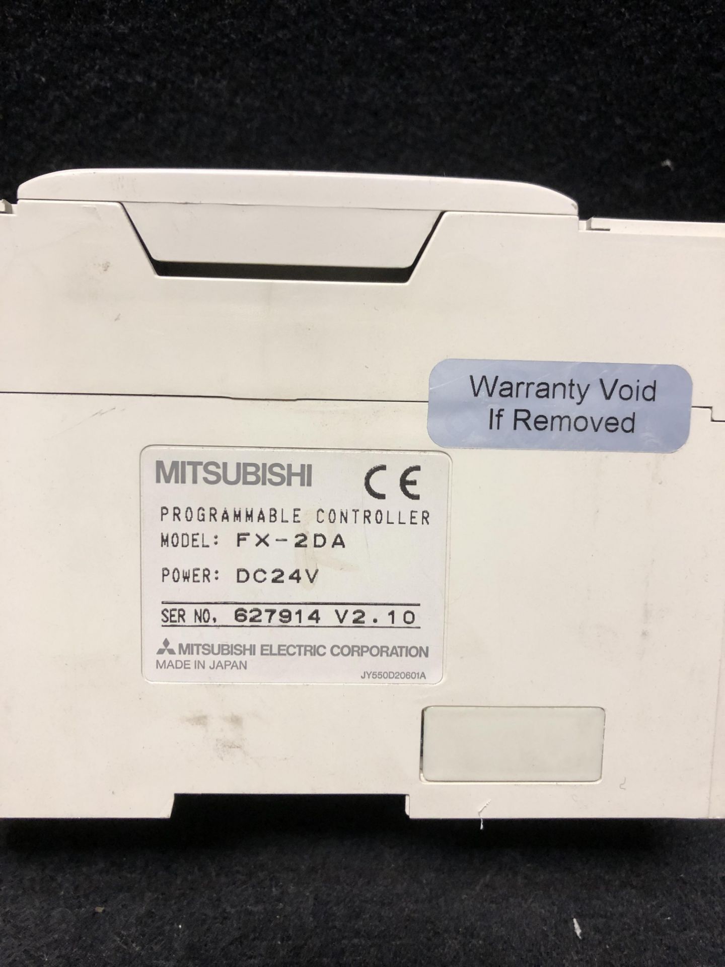 MISC LOT OF USED PLC'S MODULES AND CONTROLLERS - MITSUBISHI FX-64MR, FX-2DA, FX-1HC & DELTA DVP-32ES - Image 5 of 9