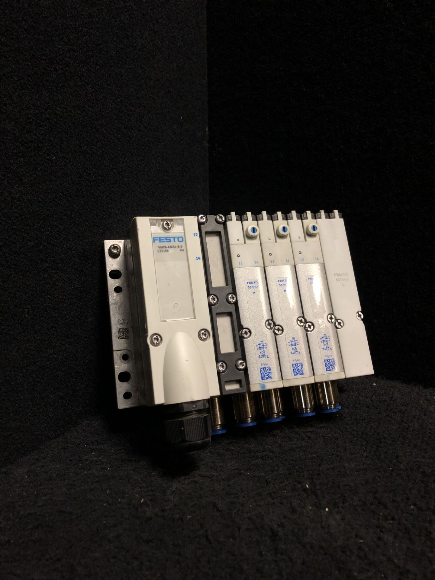 LOT OF 2 - FESTO ELECTRIC VMPA-KMS1-8-5 CONNECTING CABLE & VMPA2-MPM-EMM-4 ELECTRICAL MODULE FOR VAL - Image 8 of 10