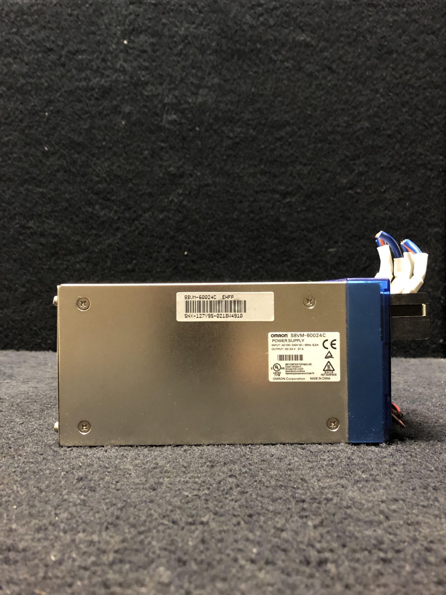 LOT OF 2 - OMRON S8VM-60024C POWER SUPPLY INPUT: 100/240 VAC OUTPUT: 8.3A 24VDC, 50/60Hz - Image 3 of 6