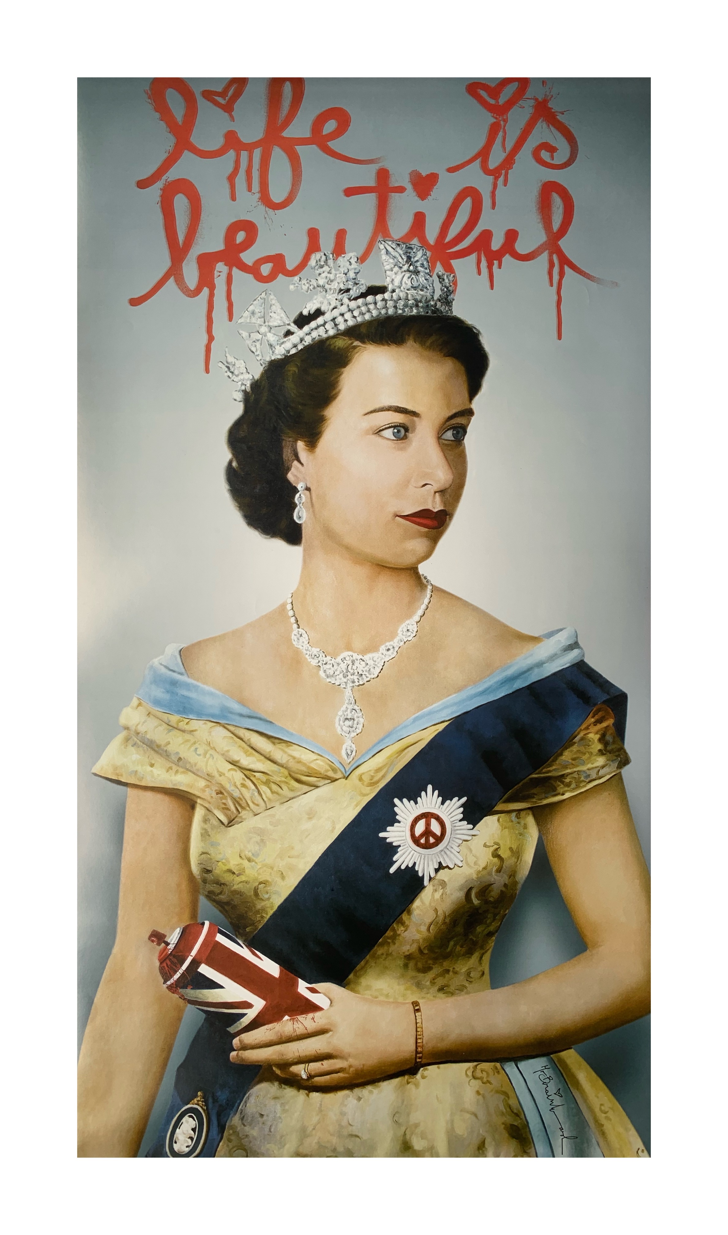 MR BRAINWASH 'QUEEN ELIZABETH POSTER' - 2012 - Image 2 of 3