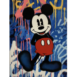 CURTAINS 'MICKEY MOUSE ACID HOUSE' -2020 - ORIGINAL 1/1