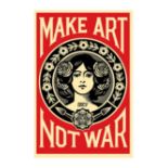 SHEPARD FAIREY 'MAKE ART NOT WAR' - 2020