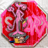 DOPEDOUT M 'PINKPANTHER START' - 2021 - ORIGINAL 1/1