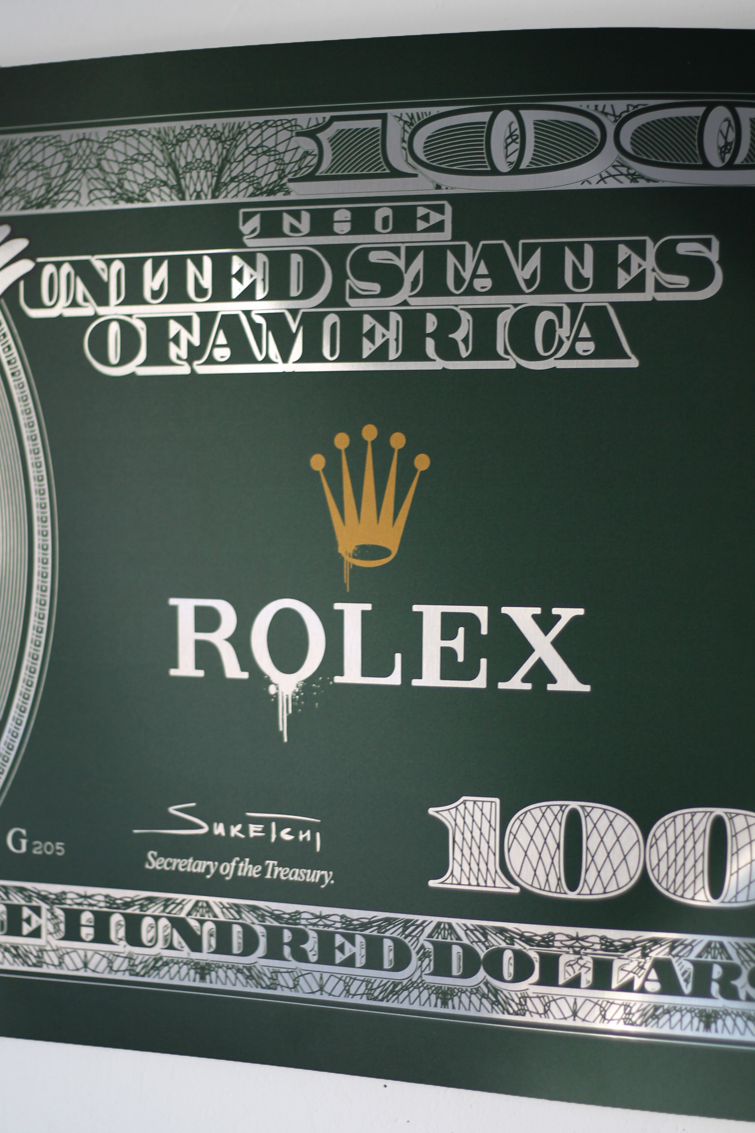 SUKETCHI 'DISNEY SCROOGE McDUCK MONEY CRUMBLE(ROLEX)-2021-ORIGINAL 1/1 - Image 6 of 7